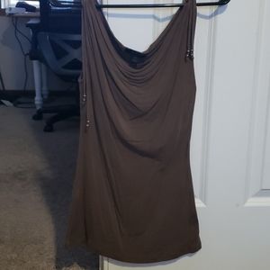 Brown tank top